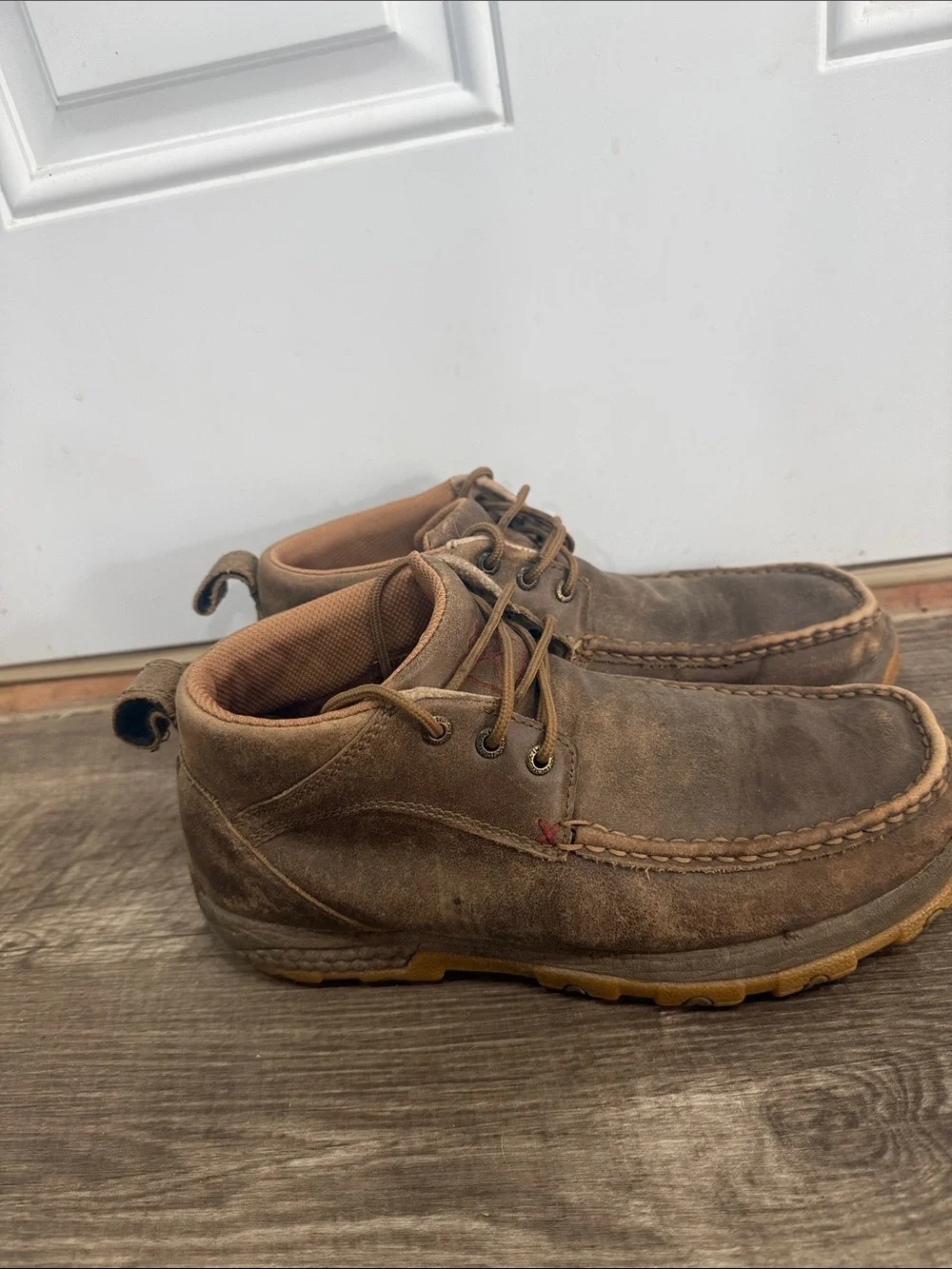 Twisted X Men's Brown Chukka Moc Toe Boots